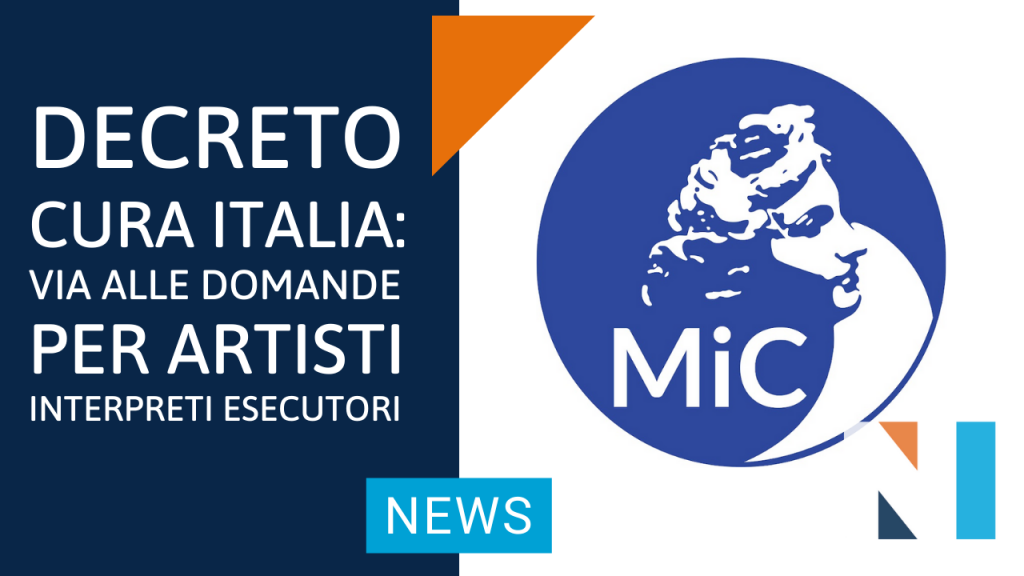 decreto cura italia via alle domande per il contributo destinato ad artisti interpreti esecutori